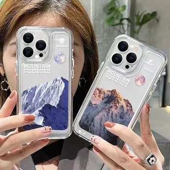 Чехол с закатными облаками и снежной горой для Xiaomi 11 12 Lite 13 11t 12t 10t Poco X3 Nfc F3 M3 F4 X4 Pro 5g Redmi 10 9 10c 9a 9c чехлы Mi 11