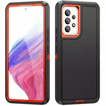 Чехол с защитой от отпечатков пальцев для Samsung Galaxy A54 A14 A13 A53 A04s S23 Ultra S22 Plus, аксессуары для телефонов, чехол for Galaxy S22 ultra красный