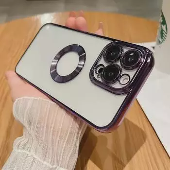 Чехол с защитой от падения Apple 12 14plus Airbag с пленкой для линз для 13proMax iPhoneXR темно-синий