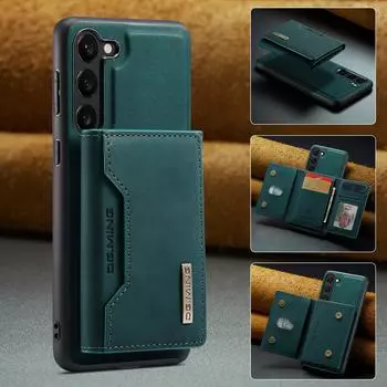 Чехол с защитой от падения для карточек для Samsung Galaxy S23 Ultra S22 Plus S21 S20 Fe Fold 4 3, аксессуары для телефонов for Galaxy S23 кофейный