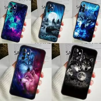 Чехол с животными и волком Galaxy для Samsung Galaxy A55 A35 A25 A15 A51 A71 A12 A32 A52 A13 A33 A53 A14 A34 A54, чехол Samsung A51 4G