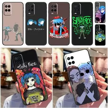 Чехол Sally Face для OPPO A15 A16 A3S A5S A5 A9 A31 A53 A52 A72 A83 A91 A93 A54 A74 A94, задняя крышка OPPO A5 2020