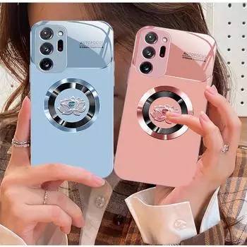 Чехол Samsung Note9 Metal Liquid Ring Lotus M12 с защитой от падения Samsung M02