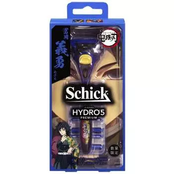 Чехол Schick Hydro 5 Premium Giyu Tomioka (с лезвием + 4 сменных лезвия)