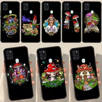 Чехол Shrooms Hippie Magic гриб для Samsung Galaxy A34 A54 A14 A12 A52 A22 A32 A42 A72 A13 A33 A53 A50 A51 A71 Coque Samsung A50
