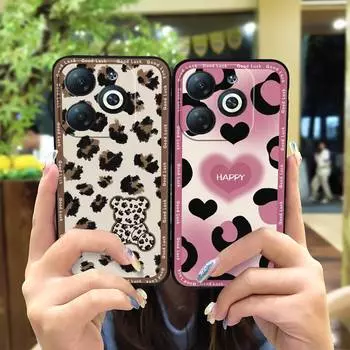 Чехол силиконовый чехол для телефона Infinix Smart8/HD/X6225/X6525 с рисунком, полностью закрывающий пылезащитный чехол для задней панели, водонепроницаемый защитный infinix Smart8/HD/X6225/X