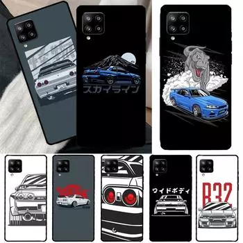 Чехол Skyline R32 GTR для Samsung Galaxy A54 A34 A14 A13 A51 A71 A33 A53 A73 A12 A22 A32 A52 A72 A52S Samsung A22 5G