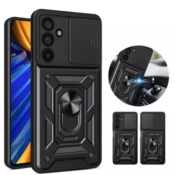 Чехол-слайдер для камеры Samsung Galaxy M55 M54 M53 M52 M51 M23 M33 M14 5G, автомобильный магнитный держатель, силиконовый защитный чехол для телефона Samsung M55 розового золота