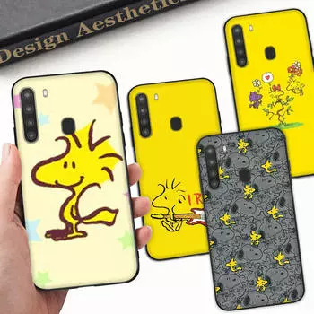 Чехол SM9 Woodstock Black Sofe для iPhone 16 15 Plus 14 13 Pro 8 SE XR XS Max P30 Nova 5T Y5P Y6 Y7 Y8P Y9 Realme C30 C33 C31 VIVO Y36 V27 iPhone 5S кожа буйвола