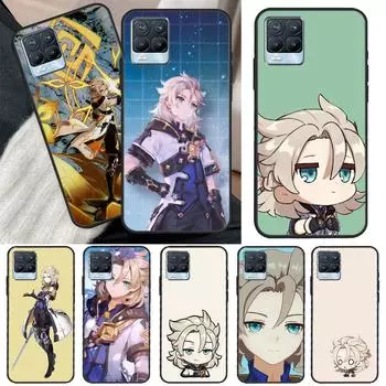 Чехол Smug Albedo Genshin Impact для Realme 9 8 Pro 8i 9i GT Master GT Neo 2 3, чехол для OnePlus 9 Pro 10 Pro Nord2 9R Realme 9Pro Plus