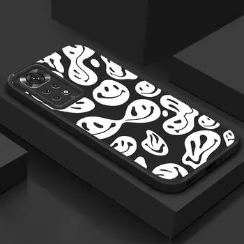 Чехол со смайликом для Xiaomi Redmi Note 11 Global, чехол для Redmi note 11 10 8 9 pro max 11s 10s 9s, защитный силиконовый чехол Redmi Note 11 4G