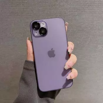 Чехол со стеклянной защитной пленкой для камеры для Iphone 14 12 11 13 Pro Max, ультратонкий матовый полупрозрачный мягкий чехол из ТПУ For iPhone 13 Pro белый