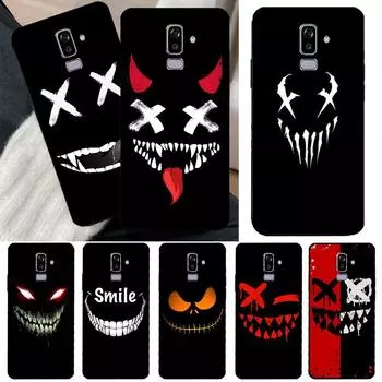 Чехол со страшной улыбкой и изображением скелета дьявола для Samsung Galaxy J4 J6 Plus A3 A5 2017 J1 J3 J5 J7 2016 J8 A6 A7 A8 A9 2018 A5 2017 - A520 A520F