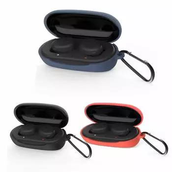 Чехол Sony, совместимый с защитой от падения, оснащенный крючком для защиты от мягкого силикагеля, спортивный прохладный ударопрочный мягкий чехол WF-XB700 [HVUYAL] синий