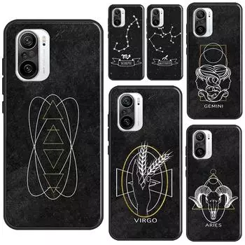 Чехол «Созвездие зодиака» для Xiaomi Mi 11T 12 Pro 12X Mi 11 Lite Ultra, чехол для POCO X3 Pro X4 GT M3 M4 F3 Mi 9T (9T Pro)