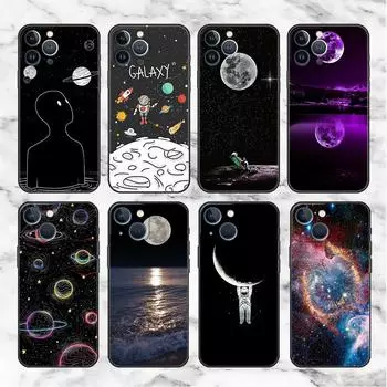 Чехол Space Star Galaxy для Apple iPhone 14 Pro Max 13 11 12 Mini SE 7 8 Plus X XS 6 6S, силиконовый чехол для телефона, мягкий чехол из ТПУ iPhone 6 6S Plus