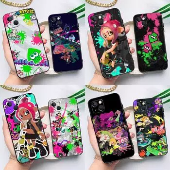 Чехол Splatoon 2 для iPhone 15 11 12 13 14 Pro Max 12 13 Mini X XS Max XR 7 8 Plus SE 2020 Cover Coque iPhone 13Pro MAX