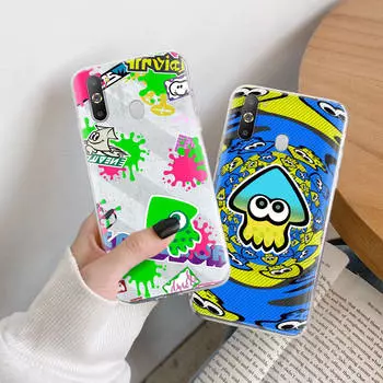 Чехол Splatoon TPU для iPhone XR 7 8 14 15 11 12 13 X XS Pro Max Xiaomi Redmi 13C Note 9 Samsung A22 S23 S24 Ultra Plus VIVO Samsung A15 5G аэро