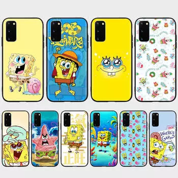 Чехол ST85 с рисунком Губки Боба для OPPO Reno 8 6 5 4 Pro Find X3 A17 A31 A38 A40 A53 A54 A55 A74 A76 A78 A77 A80 A94 A95 A96 Lite, черный чехол для дивана OPPO Reno 2Z олений