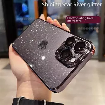 Чехол Starry Sky Glitter Diamond Electroplated для iPhone 16 Pro Max/15 Plus iPhone12pro