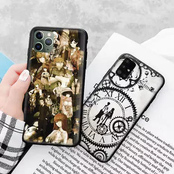 Чехол Steins Gate A-214 для Samsung S24 S23 S22 S21 FE Ultra Xiaomi Redmi Note 13 12 11 iPhone 14 15 Pro Max OPPO A12 Reno VIVO A15 Samsung A8 Plus 2018 бездна