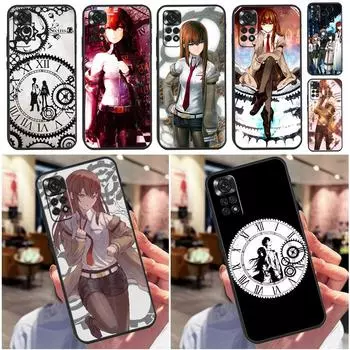 Чехол Steins Gate Okabe Anime для Redmi Note 12 Pro 8 9 10 11 Pro Note 9S 10S 11S 8T Redmi 10 9A 9C 10A 10C Cover Redmi Note 10S
