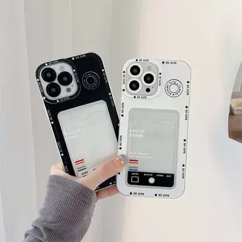 Чехол-сумка для карточек для Iphone 11 12 Promax 13 14 Pro Max 8 7 Plus Xsmax X Xr, силиконовый мягкий защитный чехол, милый чехол для камеры, чехол для телефона for iphone XR