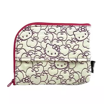 Чехол-сумка для маски Hello Kitty, сделано в Японии, товары Kyoto Hello Kitty, персонаж Sanrio [Kyoto Kobo] (фиолетовый)