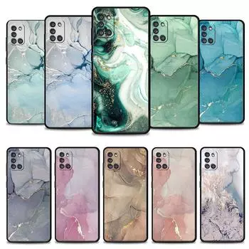 Чехол-сумка для телефона Samsung Galaxy A71 A51 A02s A12 A72 A31 A32 4g A21s A52 A41 A53 A73 A33 A22, розовое золото, мрамор, искусство, мода For Samsung A03s