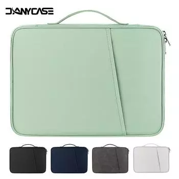 Чехол-сумочка для iPad Samsung Xiaomi Lenovo 11-13 дюймов, чехол-сумка с рукавом, модный противоударный защитный чехол с несколькими карманами 10.8-11in чёрный