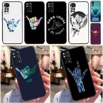 Чехол Surfer Surf Hang Loose для Xiaomi Redmi Note 10 11 Pro 9 8 12 Pro Note 9S 8T 10S 11S 10C 9A 9C 9T 10A Funda Redmi Note 10 4G