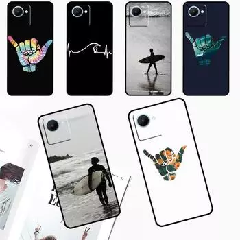 Чехол Surfer Surf Hang Loose Shaka для Realme 12 Pro Plus 9 10 11 GT5 Pro GT Neo5 C21Y C25s C30 C31 C33 C35 C51 C53 C55 Realme GT5 Pro