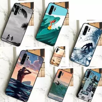 Чехол Surfing Wave для Huawei Nova 3i 7i 8i 11i Y60 Y70 Y90 Y61 Y91 10 9 SE 11 Pro P20 P40 P30 Lite Huawei P20 Pro