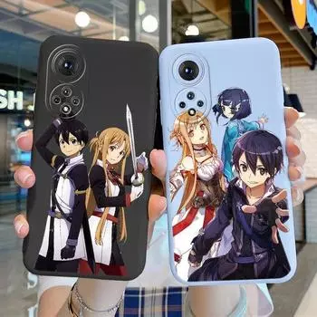 Чехол Sword Art Online Kirito Asuna для Honor 50 Huawei Nova 9, чехол для телефона, аниме, мягкий силикон для Honor 50, задняя крышка, противоударные защитные сумки на заднюю панель Honor 50