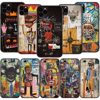 Чехол T102 Jean Michel Basquiat с граффити для iPhone 13 12 Mini 11 Pro XS Max XR X 8 7 6 6S Plus 5 5S SE 2020 iPhone 5 5s