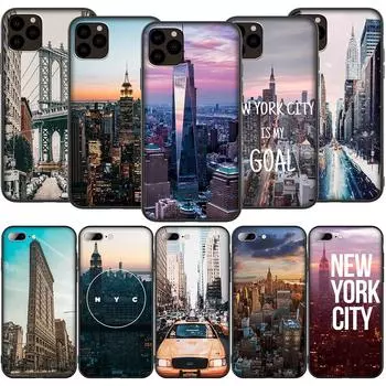 Чехол T134 «Нью-Йорк Нью-Йорк» для iPhone 13 12 Mini 11 Pro XS Max XR X 8 7 6 6S Plus 5 5S SE 2020 iPhone 5 5s