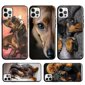 Чехол Teckel Dackel Dachshund Dog для iPhone 11 Pro Max XS X XR 8 7 Plus SE 2020, чехол для iPhone 13 12 Pro Max mini Funda iphone 5 5S SE