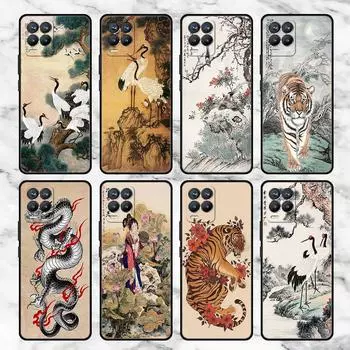Чехол Tiger Crane ART для Realme 8 C21y GT Neo 2 3 8i C21 7 C11 6 C12 C35 C3 GT 9 Pro C12, силиконовый чехол из ТПУ для телефона Realme 8i
