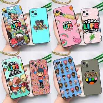 Чехол Toca Boca Toca Life World для iPhone 15 14 13 12 11 Pro Max X XS Max XR 7 8 Plus SE 2020 2022, чехол-бампер iPhone 12 mini