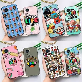 Чехол Toca Boca Toca Life World для Huawei Honor Magic 5 Lite 70 50 X8 X9 a P20 P30 P40 P50 P60 Pro P Smart Nova 9 5T Huawei P30