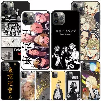 Чехол «Токио Мстители Манджиро Сано» для Iphone 14 11 13 Pro Max 12 Mini Xr 7 8 Plus Se 2020 Xs 6 6s, черный мягкий чехол для телефона iPhone 12