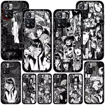 Чехол Tomie Comic Again для Xiaomi Redmi 10C 10 9 Prime 9C 12 12C 10A 9A 9T K40 Pro, черный, мягкий чехол для мобильного телефона из ТПУ Redmi 9