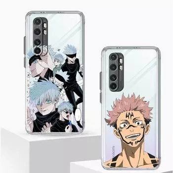 Чехол TPU для Xiaomi Mi 11X Note 10 Lite 11 Lite 12X 12 9T 10T 5G 11T Poco X3 Pro M3 10T Pro мягкий японский аниме дзюдзюцу кайсен Mi 9T