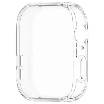 Чехол TPU мягкий полный бампер защитный чехол для Huawei Watch Fit 3 (Ясно Белый)