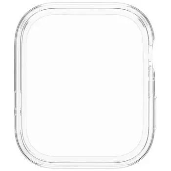 Чехол TPU мягкий полный бампер защитный чехол для Huawei Watch Fit 3 (Ясно Белый)