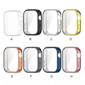 Чехол TPU мягкий полный бампер защитный чехол для экрана Huawei Watch Fit 3 (Золото)