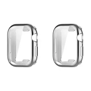 Чехол TPU мягкий пылезащитный защитный чехол для Apple Watch Series 10 42 мм (Серебряный)