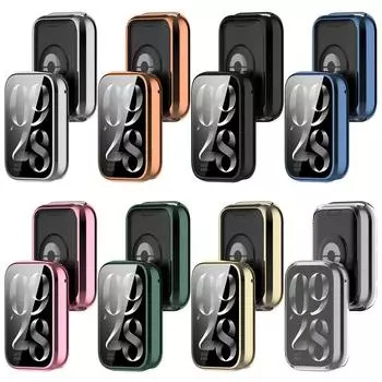 Чехол TPU Защитный экран Совместимый с Band 8Pro Чехол-браслет Защитный чехол от царапин Бамперы Оболочки прозрачный