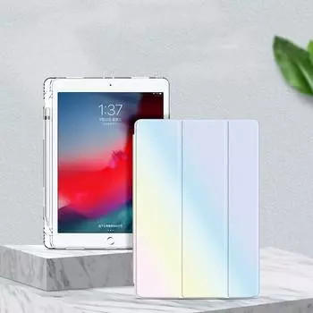 Чехол Trifold из искусственной кожи для iPad 10.2, защитный флип-футляр для планшета, тонкий легкий чехол для iPad Air 4 iPad Air 3 10.5