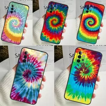 Чехол Trippy Tie Dye Hippie Art для Samsung Galaxy A34 A35 A14 A15 A25 A53 A33 A13 A52 A32 A12 A51 A71 A54 A55 Samsung A12